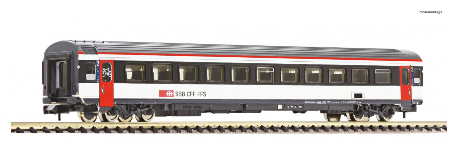 Wagon Voyageurs GeGe HO Vintage - Train Miniature Intercity, Gris, Occasion Pour Modélisme Ferroviaire