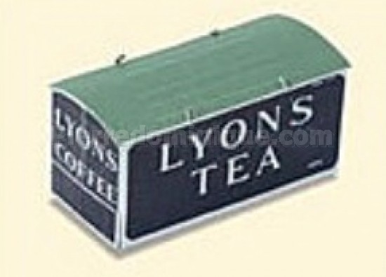  KIT EN CARTON CONTAINER LYONS TEA, LYONS COFFE ÉCHELLE 00