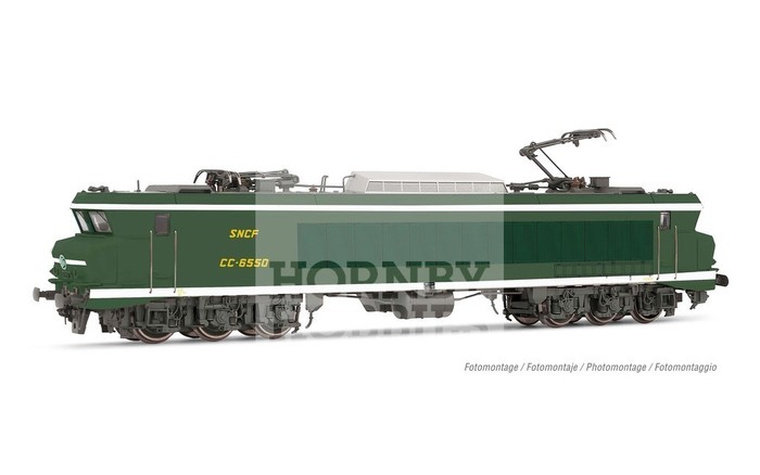 LOCOMOTIVE ELECTRIQUE CC 6550 MAURIENNE A MARQUAGE JAUNE SNCF - DIGITAL SOUND