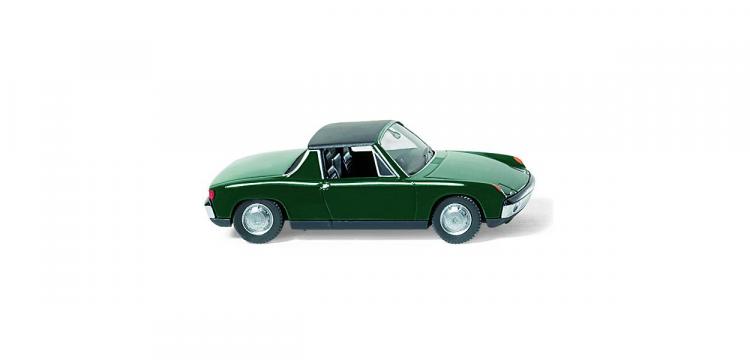 COUPÉ PORSCHE 914 VERT IRLANDAIS TOIT NOIR DE 1969