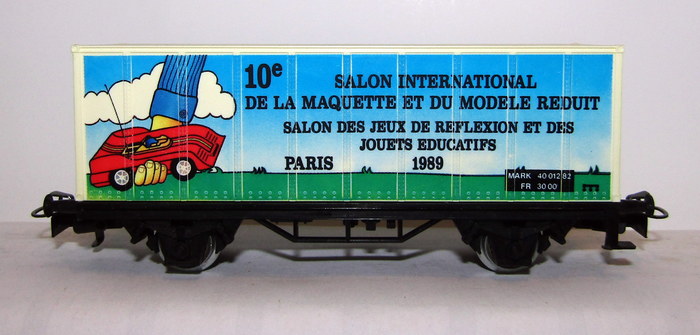 WAGON COUVERT LE 10ème SALON DE LA MAQUETTE SNCF