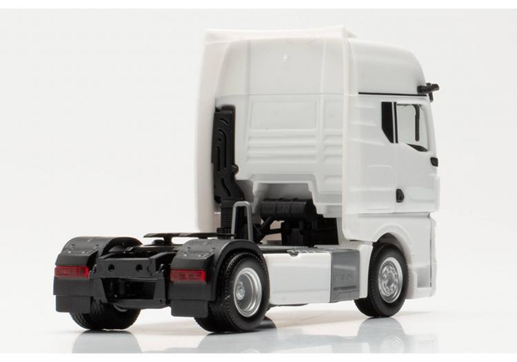 TRACTEUR MAN TGX GX A 2 ESSIEUX BLANC AVEC RETROVISEUR CAMERA