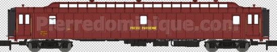 FOURGON POSTAL OCEM EP III PRESSE PARISIENNE