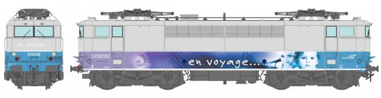 LOCOMOTIVE ELECTRIQUE BB 9282 DIJON LIVREE EN VOYAGE SNCF-  SERIE 3 - (A RESERVER)