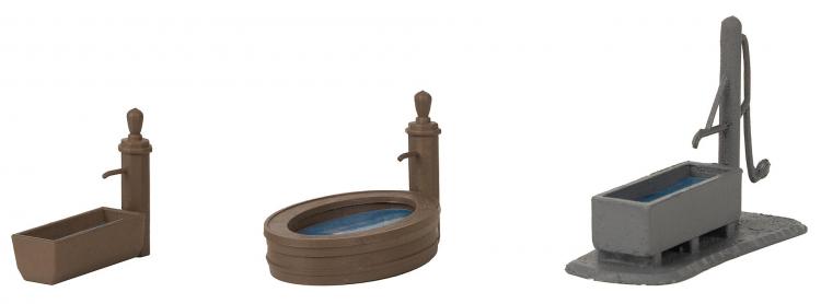 3 FONTAINES DE VILLAGE