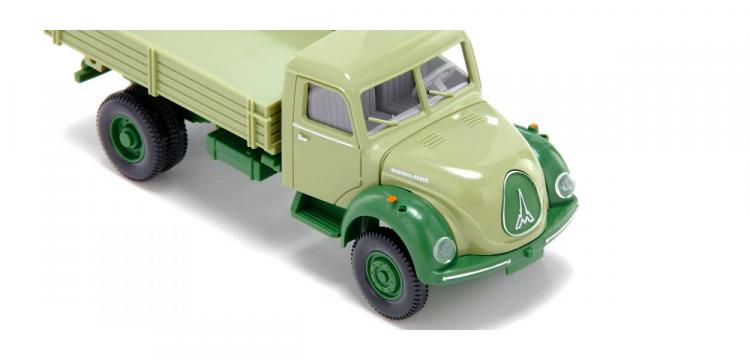 CAMION PLATEAU BASCULANTE MAGIRUS VERT CLAIR