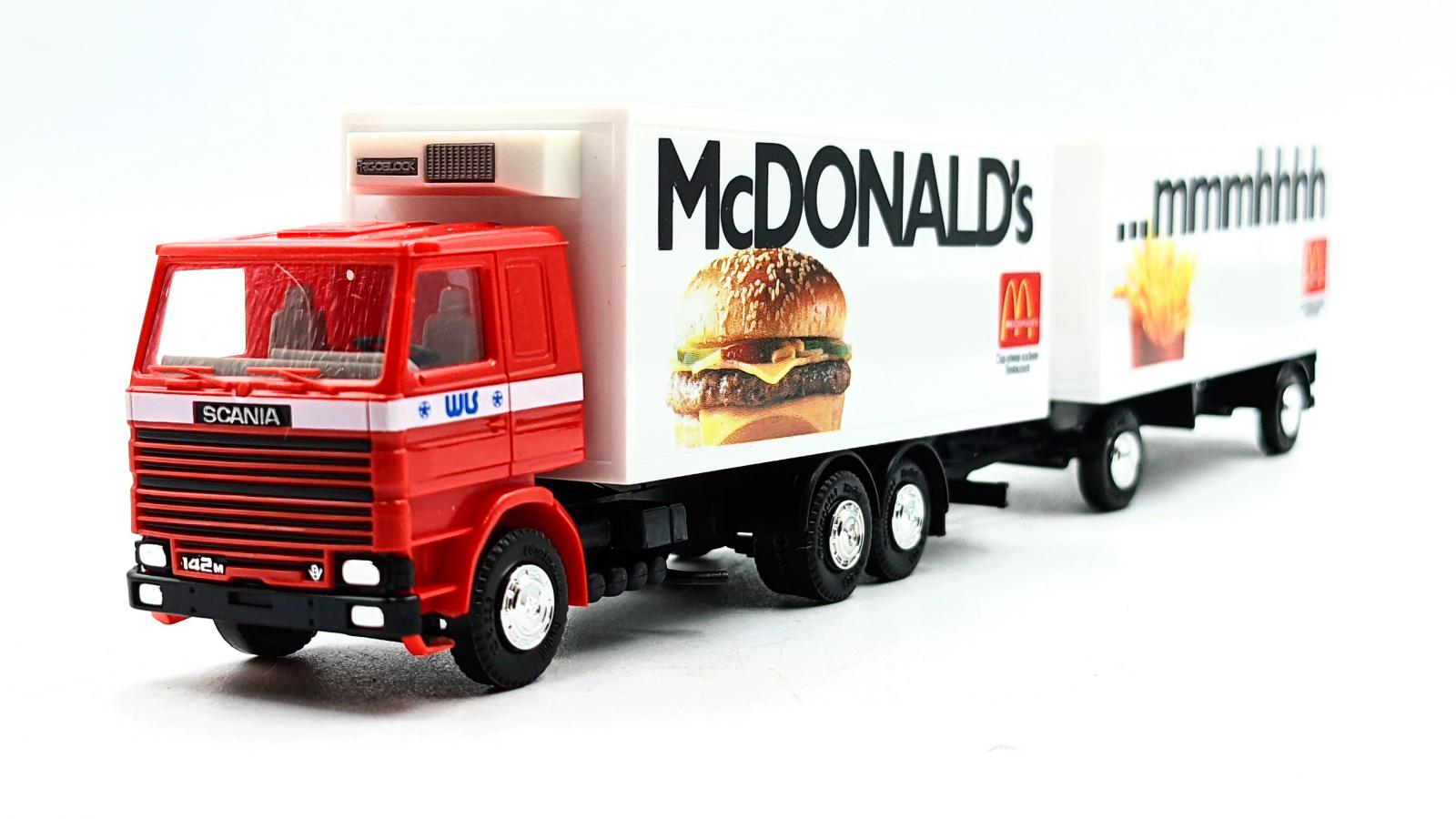 Camion WSI 1/50 SCANIA R13 - Remorque Frigorifique S. BOUZIGON - Vert - Neuf