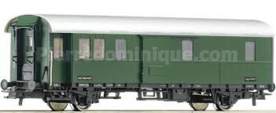 ENSEMBLE DE 3 VOITURES VOYAGEURS MIXTE 3CL OBB + FOURGON POST