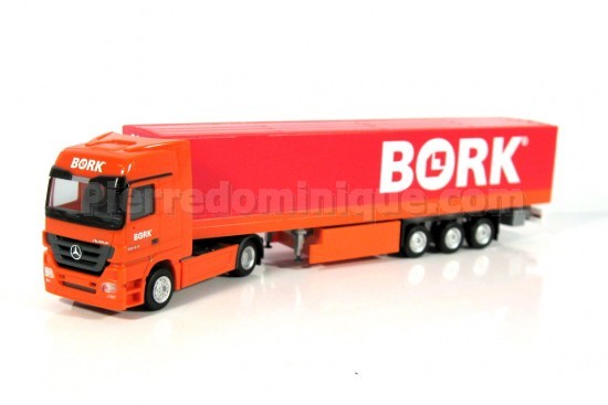 CAMION SEMI REMORQUE MB BORK