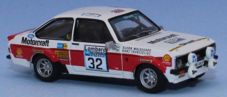 FORD ESCORT RS 1800 N°32 RALLYE RAC LOMBARD 1976