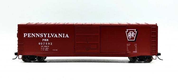 WAGON BOX CAR PENNSYLVANIA RAILROAD 607587