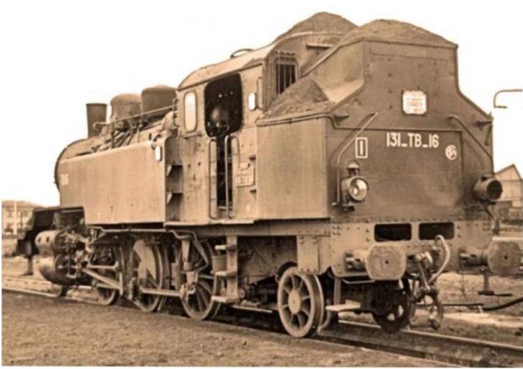 LOCOMOTIVE A VAPEUR 1-131 TB N°16 SNCF DEPOT BLAINVILLE, VERT/NOIR, ENV. 1968 - DIGITAL SOUND - (A RESERVER)