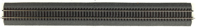 RAIL DROIT ROCOLINE G4, longueur 920 mm (3 x longueur normalisée), avec ballast