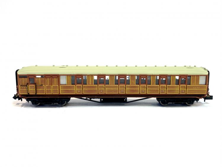 ENSEMBLE DE 2 VOITURES VOYAGEURS GRESLAY LNER