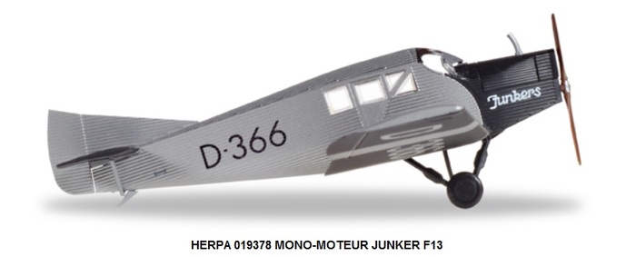 MONO-MOTEUR JUNKER F13