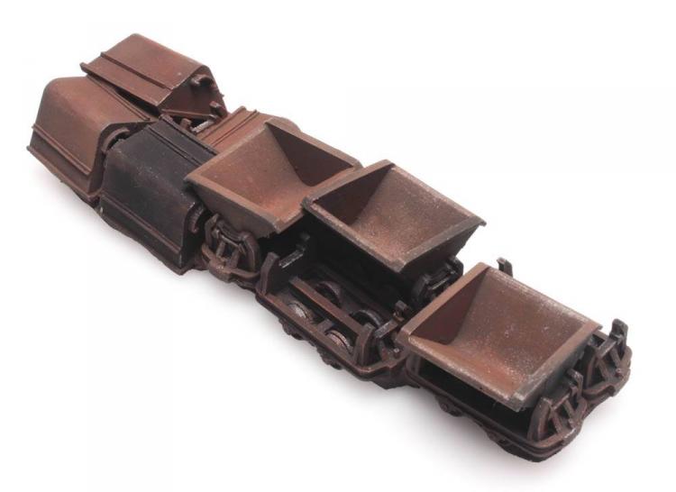 CHARGEMENT DE WAGONNETS LORRIES ENDOMMAGER