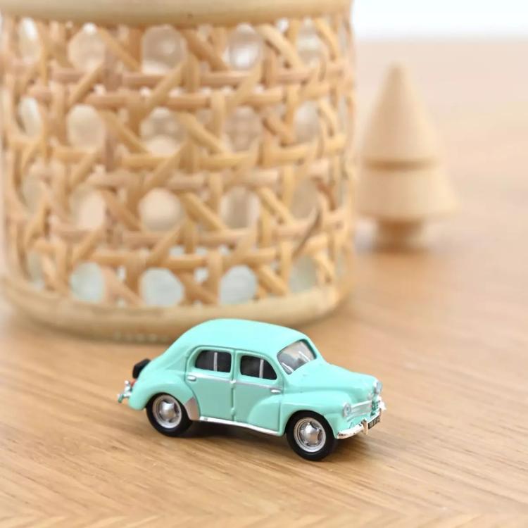BERLINE 4 PORTES RENAULT 4CV 1955 VERT D'EAU