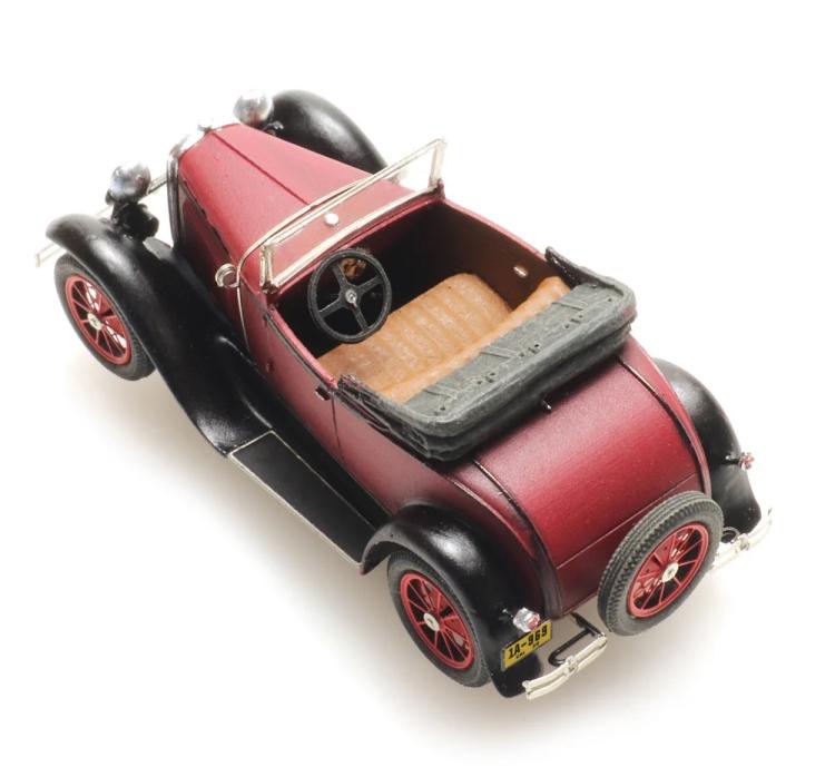 ROADSTER FORD MODEL A ROUGE DECAPOTE
