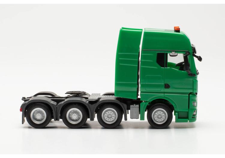 TRACTEUR MAN TGX GX 4 ESSIEUX VERT CHARGE LOURDE AVEC SUSPENSION PNEUMATIQUE