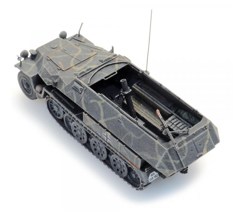 HALFTRACK VEHICULE DE TRANSPORT DE TROUPE Sd.Kfz 251/2 AVEC LANCEUR DE GRENADES GRIS WEHRMACHT