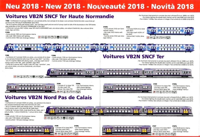 *PROMOS* - VOITURE VB2N NORD-PAS-DE-CALAIS SNCF