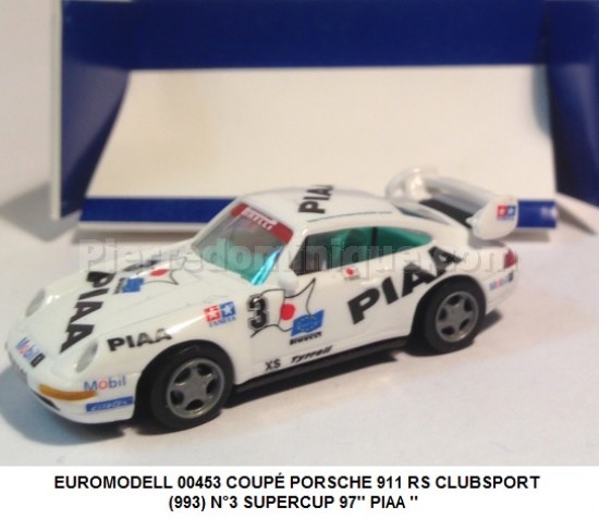 COUPÉ PORSCHE 911 RS CLUBSPORT (993) N°3 SUPERCUP 97'' PIAA ''