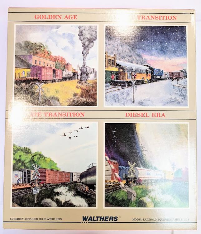 WORK TRAIN - DEUX SET - RAME COMPLETE - SANTA FE