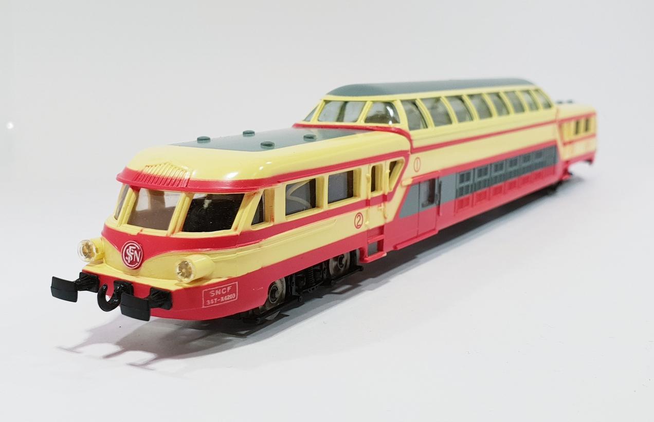 Autorail Ancien Johann Höfler – Jouet Mécanique En Tôle – Made In Germany – Boîte D'origine
