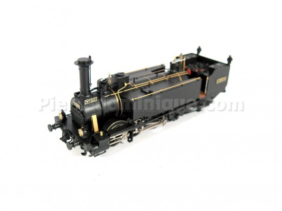 LOCOMOTIVE VAPEUR Ed 3/5 N°312 COMPAGNIE DU MIDI SUR UN CHASSIS TYPE ENGERTH
