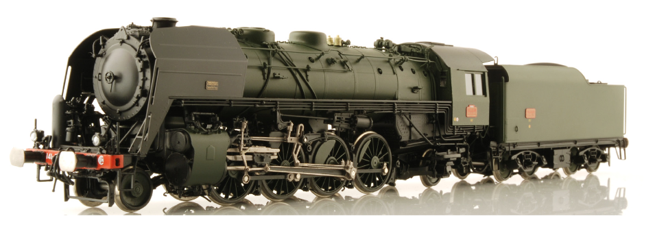 LIMA SNCF LOCOMOTIVE A VAPEUR FUEL 141 R 1097 VERTE (D'occasion) à