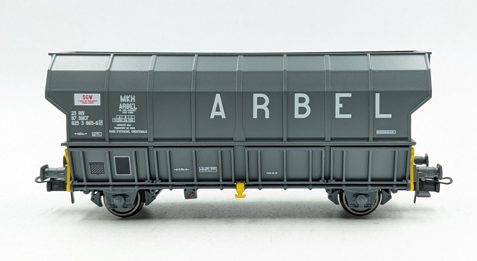 Wagon trémie EX T1, ARBEL RAIL - WB-114 - REE Modeles - Wagons