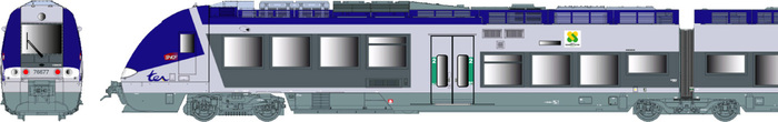 *PROMOS* - AUTOMOTRICE X 76600 AGC CHAMPAGNE ARDENNE 3 CAISSES SNCF - DIGITAL SOUND