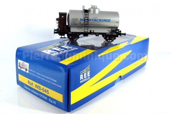 WAGON CITERNE NAPHTACHIMIE SNCF