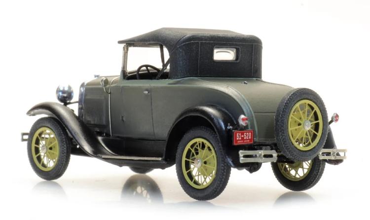 ROADSTER FORD MODEL A GRIS VERT CAPOTE