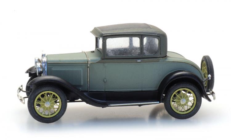 FORD MODEL A COUPE GRIS VERT