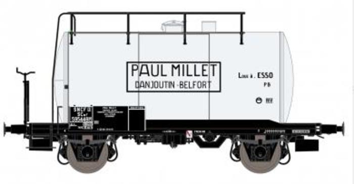 WAGON CITERNE PAUL MILLET DANJOUTIN BELFORT SNCF