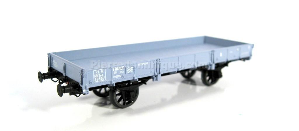 Set 2 wagons plats OCEM 29 rouge UIC SNCF ép. IIIb REE-MODELES REE