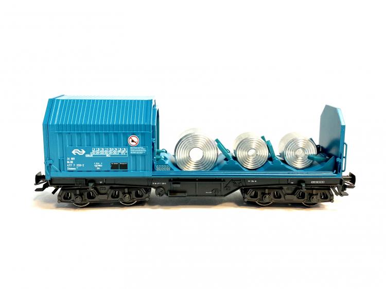 WAGON A TOIT COULISSANT AVEC BOBINE DE METAL NS