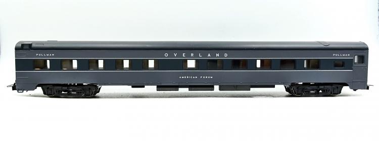 RAME DE VOITURE VOYAGEURS + FOURGON BAGAGES UNION PACIFIC / OVERLAND