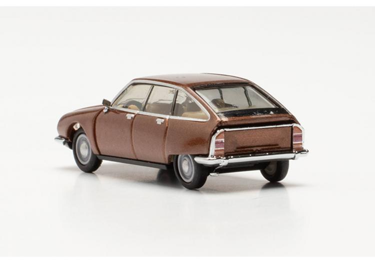 BERLINE CITROEN GS DE 1977 CUIVRE TAMELA METTALISE INTERIEUR BEIGE