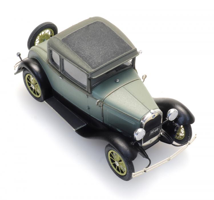 FORD MODEL A COUPE GRIS VERT
