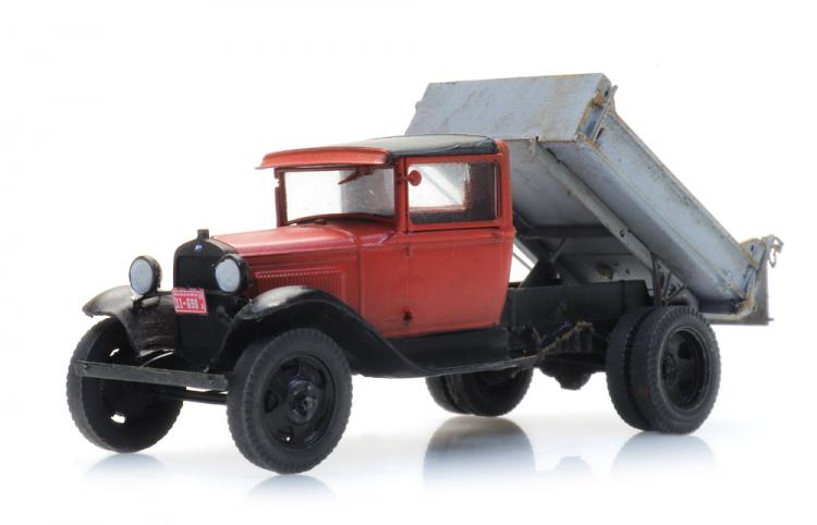 PORTEUR FORD AA A BENNE BASCULANTE