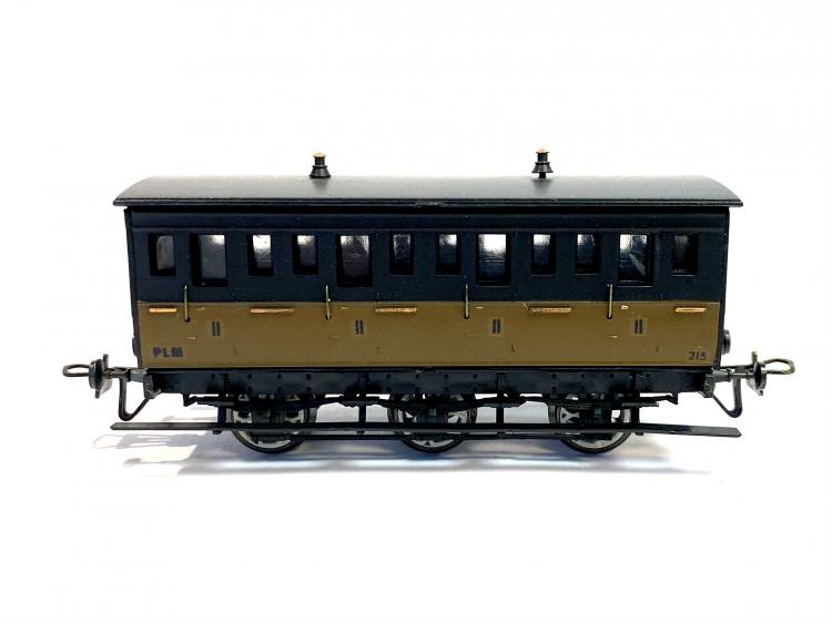 VOITURE VOYAGEUR B4 3 ESSIEUX PLM 2EME CLASSE 1882