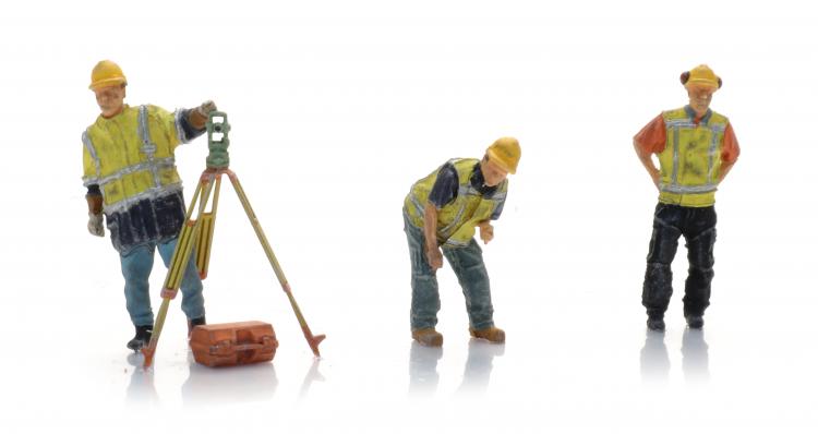 GEOMETRES PISTEURS AVEC THEODOLITE APRES 1990 X3