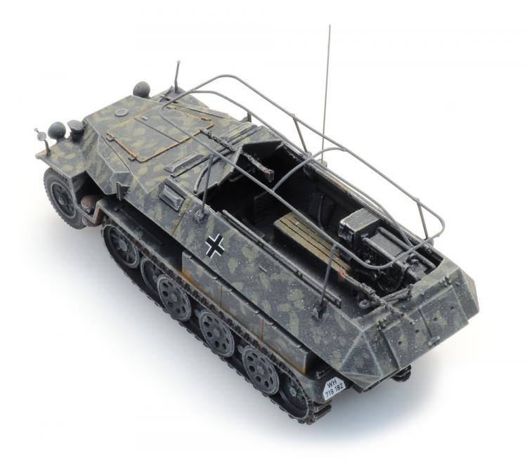 HALFTRACK VEHICULE DE TRANSPORT DE TROUPE Sd.Kfz 251/3 DE L ARMEE ALLEMANDE CAMOUFLAGE GRIS