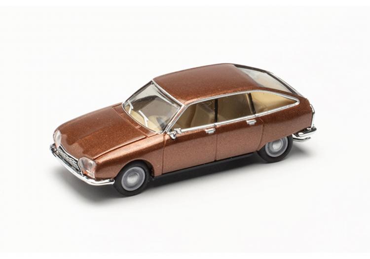 BERLINE CITROEN GS DE 1977 CUIVRE TAMELA METTALISE INTERIEUR BEIGE