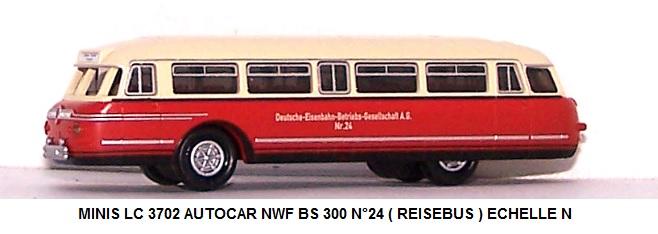 AUTOCAR NWF BS 300 N°24 ( REISEBUS ) ECHELLE N