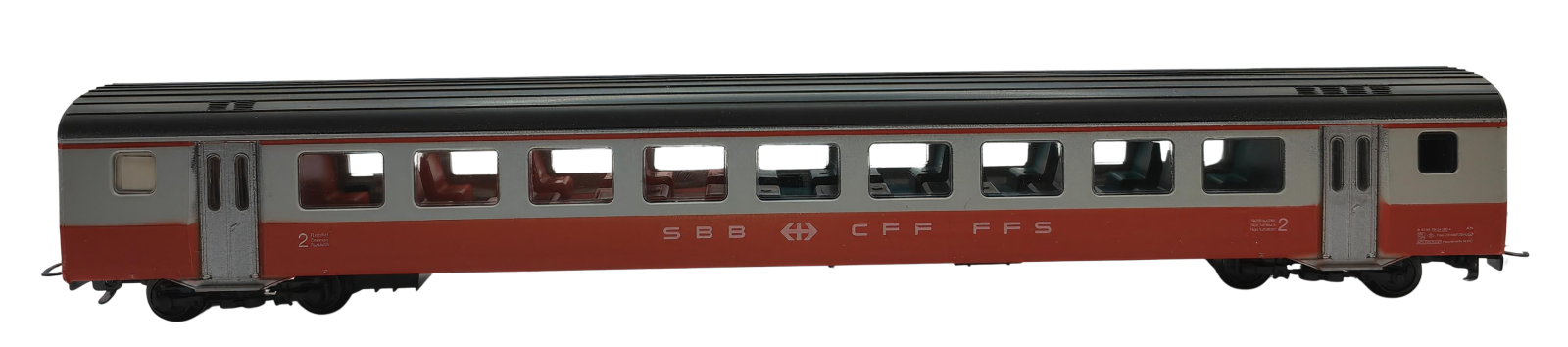 Roco 74635 Wagon Voyageurs 2ème Classe Eurocity, Type Bpm Sbb Cff Ffs Ho 4620