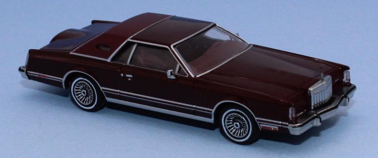 LINCOLN CONTINENTAL MARK V ROUGE FONCE