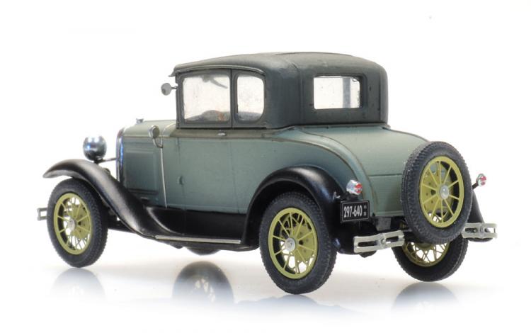 FORD MODEL A COUPE GRIS VERT